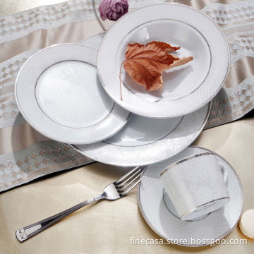 2015 new design super white 20PCS porcelain dinner set